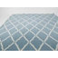 Tapis géométrique intérieur / extérieur bleu turquoise-22807889