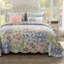 Ensemble de courtepointe 3 pièces très grand Greenland Home Fashions Emma Gray 105 x 95 + 20 x 36 (2)-292521723