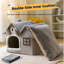 Velvet Nest Pet Bed