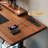 Light Walnut Rectangular Solid Wood Standing desk-577727528