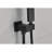 Matte Black Wall Mounted Shower - Structure Brass & Stainless Soothing Stream Full Kit Supplied Build Steel Water Jet Complete Offered-124646451