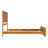 Amear Solid Wood Foundation Bed with Matching Footboard-261890588-134548192