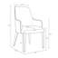 Fauteuil taupe en chenille et similicuir Belmont