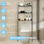 Support de rangement pour salle de bain à 3 niveaux