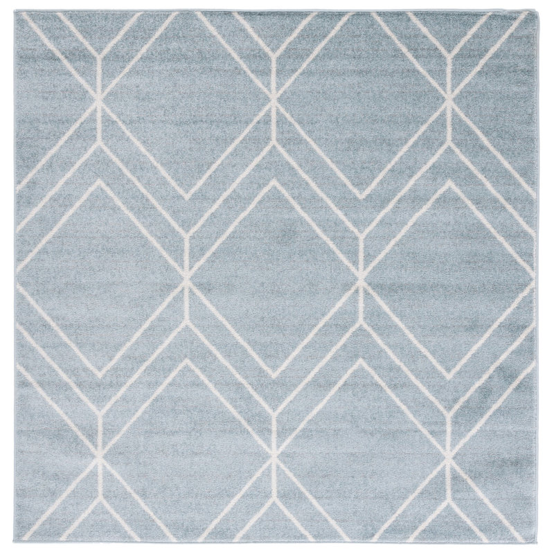 Janssen Performance Geometric Rug, Square 6'