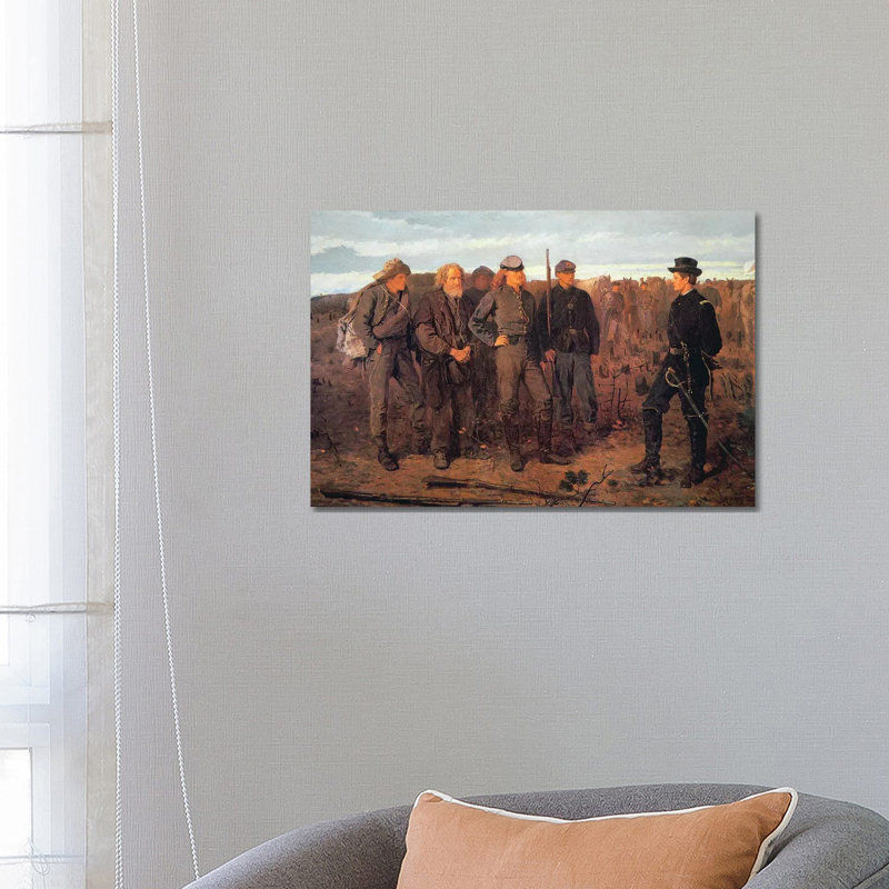 Prisoners From The Front, 1866 by Winslow Homer - Wrapped Canvas Gallery-Wrapped Canvas Giclée
