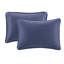 Couvre-lit simple réversible bleu marine - Rembourrage en coton prélavé pour une chambre de rêve avec courtepointe sophistiquée