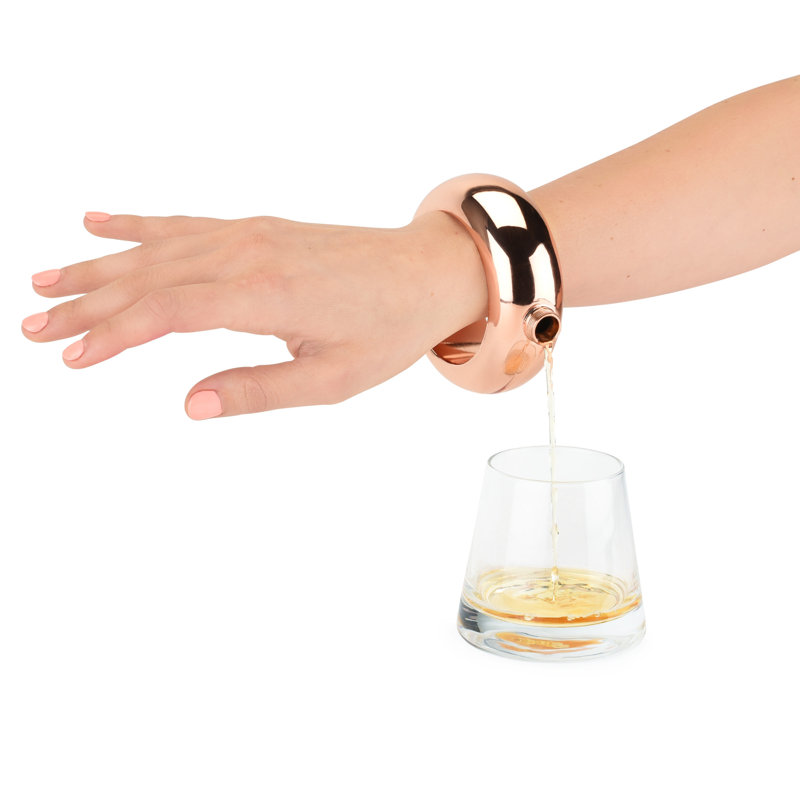 Stainless Steel Flask, Rose Gold