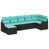 Structure noire / Coussin bleu est en rupture de stock