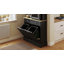 Armoire de cuisine, armoire de rangement avec station de charge, noir