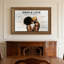 Art mural en toile noyer doré encadré pour le salon, la chambre à coucher, le bureau ou le vestibule - Décoration murale décorative avec amour simple-128998536-128998545
