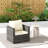 Outdoor Patio Furniture Sets Garden Rattan Chair Wicker Sofa Load 360 LBS 2 Person Seating Group-552284022