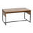 Avak Wrap Rectangular Coffee Table Wood Grain and Metal-66603438