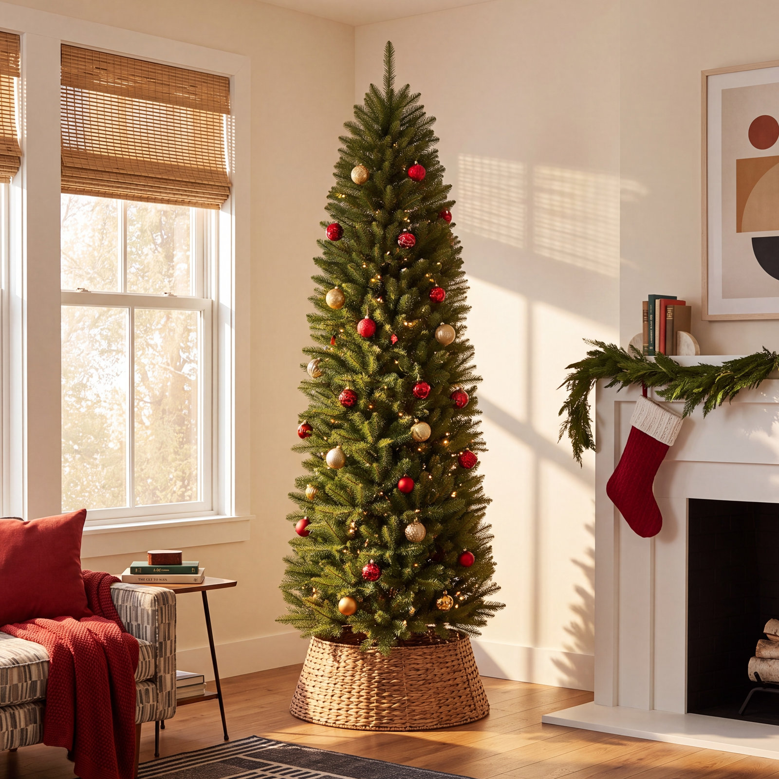 Artificial Christmas Tree, 6' H