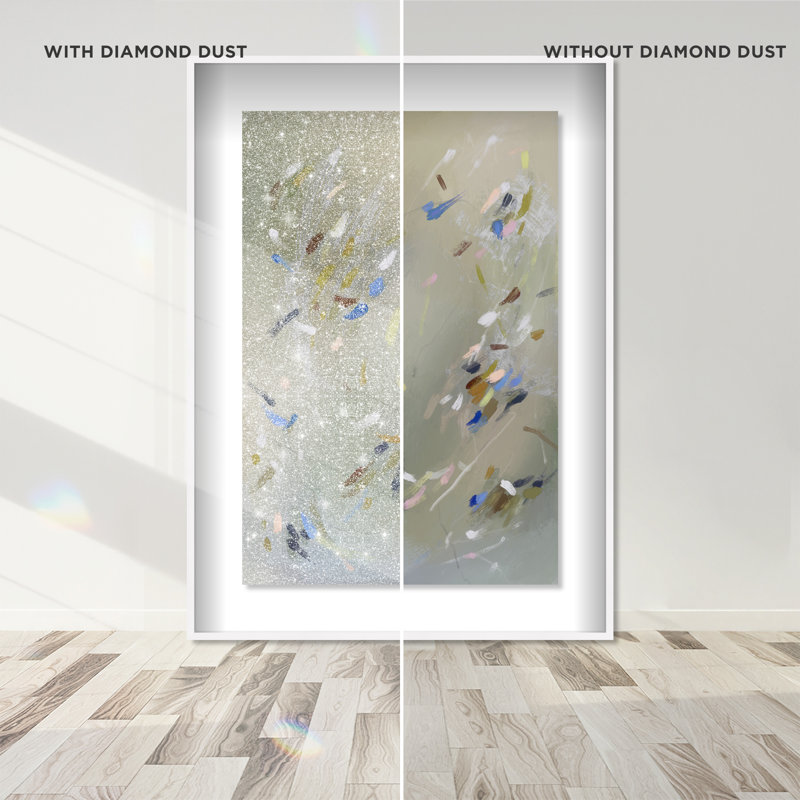 Spontaneous Trace Print by Oliver Gal, 31.5"H x 21.5"W, White Shadowbox