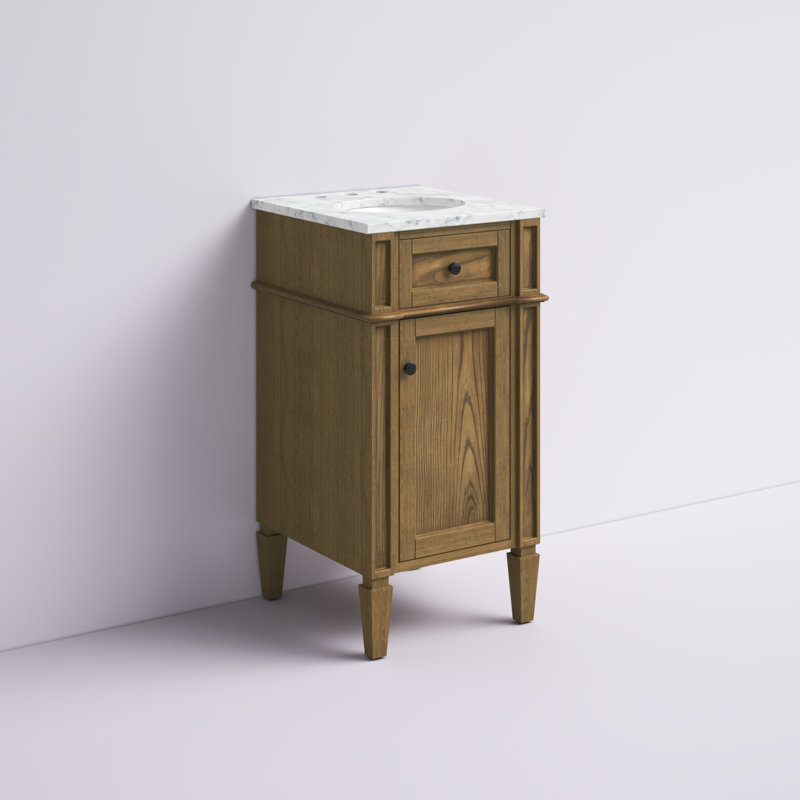 Ensemble de meuble-lavabo simple 18 po Rivers, Bois flottant