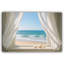 Brise côtière et vagues par fenêtre - Série Coastal Window View