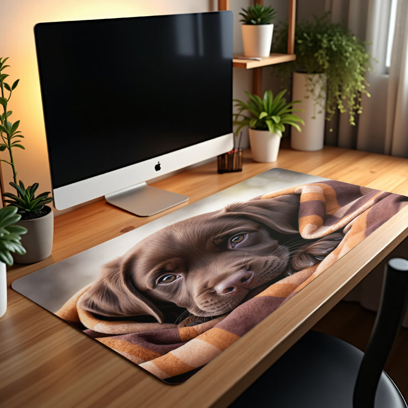 Polyester Desk Pad, 31.5x15.5