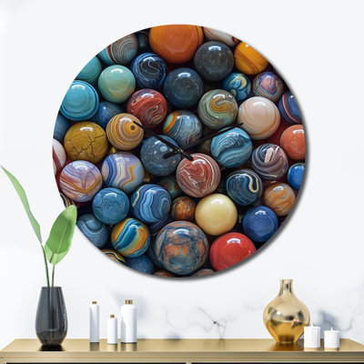 Horloge murale Mystical Marbles II