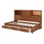 Lit de jour en bois avec tiroirs, tête de lit, tablette et ports USB-63642767
