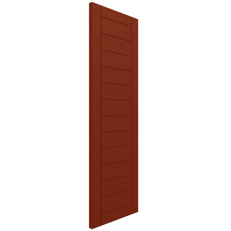 Volets de style moderne EnduraCore, L 12 po, H 60 po, Rouge piment