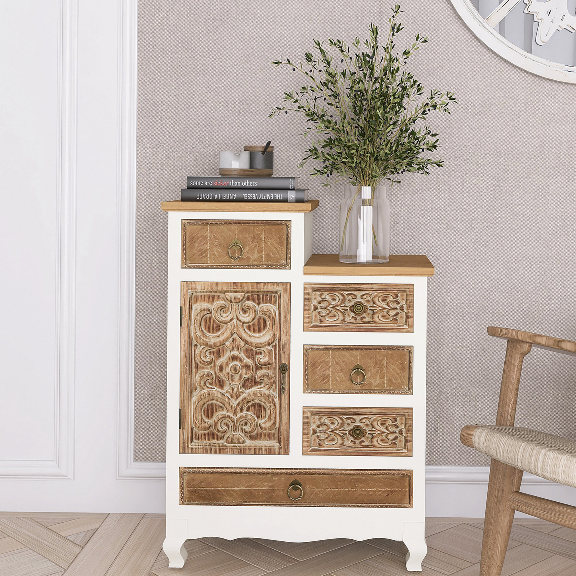 Bayou Breeze Burquez Accent Cabinet | Wayfair