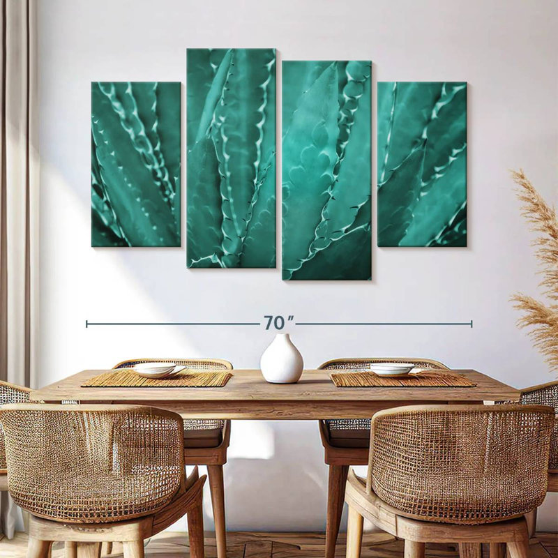 Harnek Prickly Cactus Succulent, 42" H x 68" W