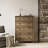 Aleana 31.2" W Traditional Brown 5-Drawer Chest of Drawers with Solid Wood Tapered Legs