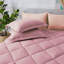 Ensemble d'édredon 7 pièces en microfibre délavée toutes saisons - ensemble de literie matelassée à coutures losangées, housse de couette en duvet synthétique réversible, édredon en microfibre moelleuse respirante-107132393-107132395