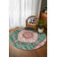 Tapis oriental en coton et polyester vert Otto-1933463770