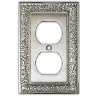 Hammered 2-Gang Duplex Outlet Wall Plate