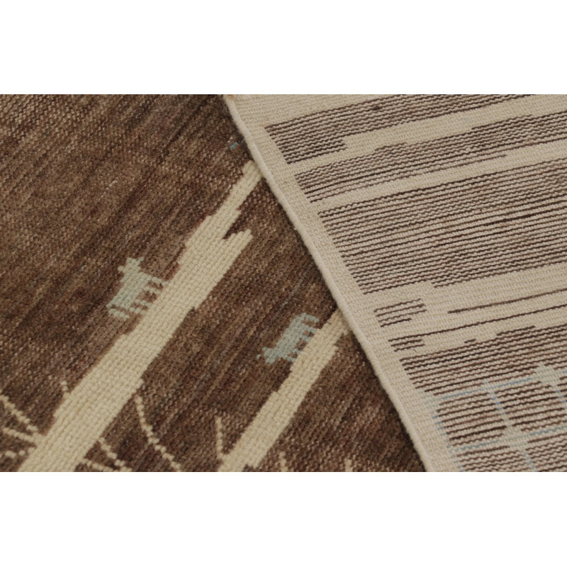 Moroccan Handmade Kilim Wool Geometric Area Rug, Rectangle 6' x 9'