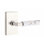Select Round Passage (Hall & Closet) Door Lever with Rectangle Rosette