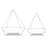 Gibson 2 Piece Diamond Metal Floating Shelf-971405896