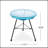 Nusa Rattan Side Table With Tempered Glass Top, Durable And Stylish For Indoor And Outdoor Use-1121098168
