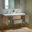 Meuble-lavabo mural flottant l 59 po x P 19,6 po avec comptoir en résine-88075222-97881857