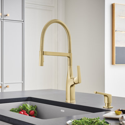 Rivana Semi-Pro Pull-Down Dual-Spray Kitchen Faucet
