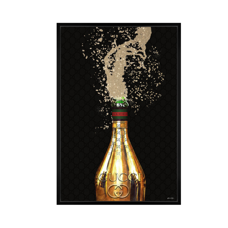 Champagne Spray, 46" H x 31" W x 1.5" D