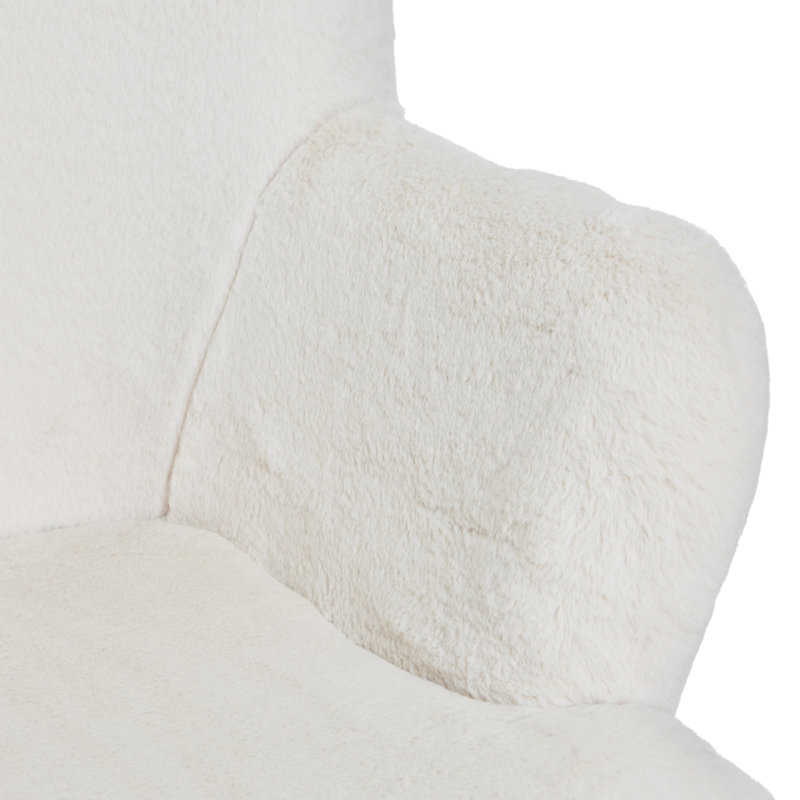 Fauteuil à oreilles Napster, Mélange de polyester blanc