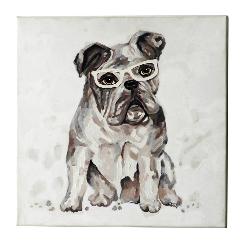 « dog », peinture sur toile