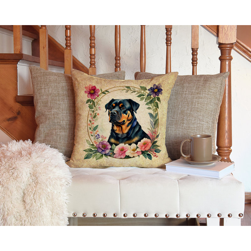 Coussin décoratif, H 14 po x l 14 po x P 3 po