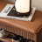 Brown Upholstered Bench