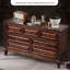 Armoire d'appoint en noyer massif