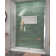 Unidoor-LS 58'' W x 72" H Hinged Frameless Shower Door with ClearMax Technology