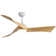 52" 3 - Blade LED Standard Ceiling Fan with Remote Control and Light Kit Included