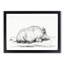 Sketch of a Pig by Jean Bernard - Picture Frame Drawing Print-55619285-55619287