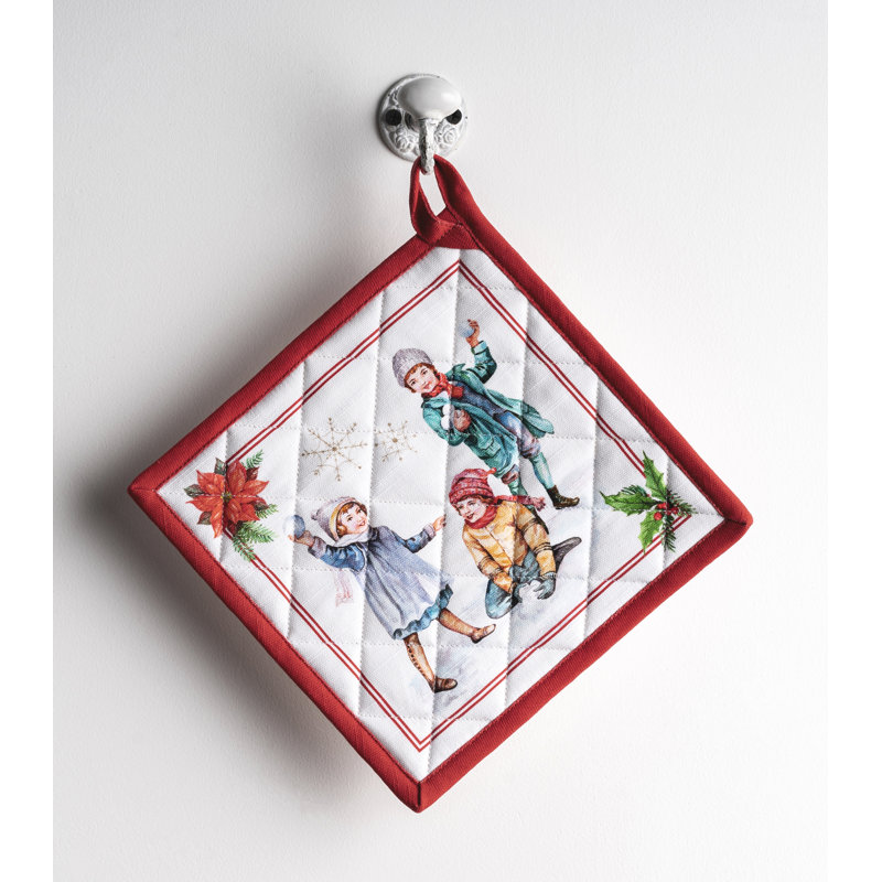 Ensemble de maniques Chromo 100 % coton Maison d'Hermine - 8 po x 8 po
