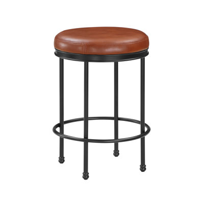 Tabouret à hauteur de comptoir Michael Caramel