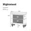 Table de chevet 1pc