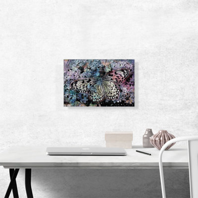 «Butterfly Colorful Home Decor», reproduction d'art sur toile tendue